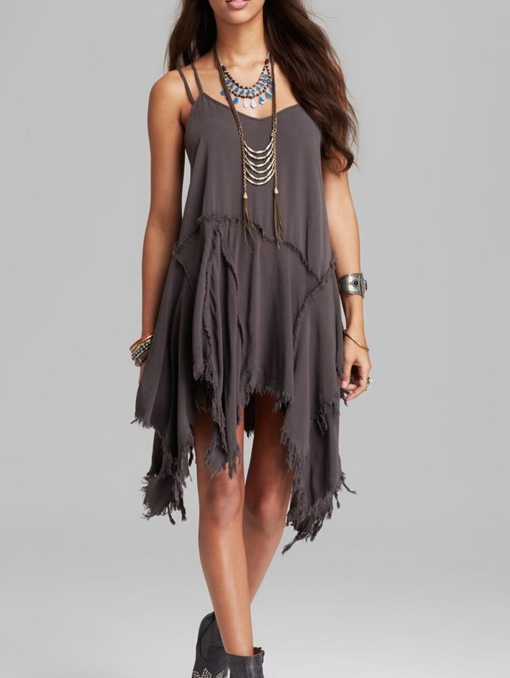 Free People Tattered Up Slip Dress